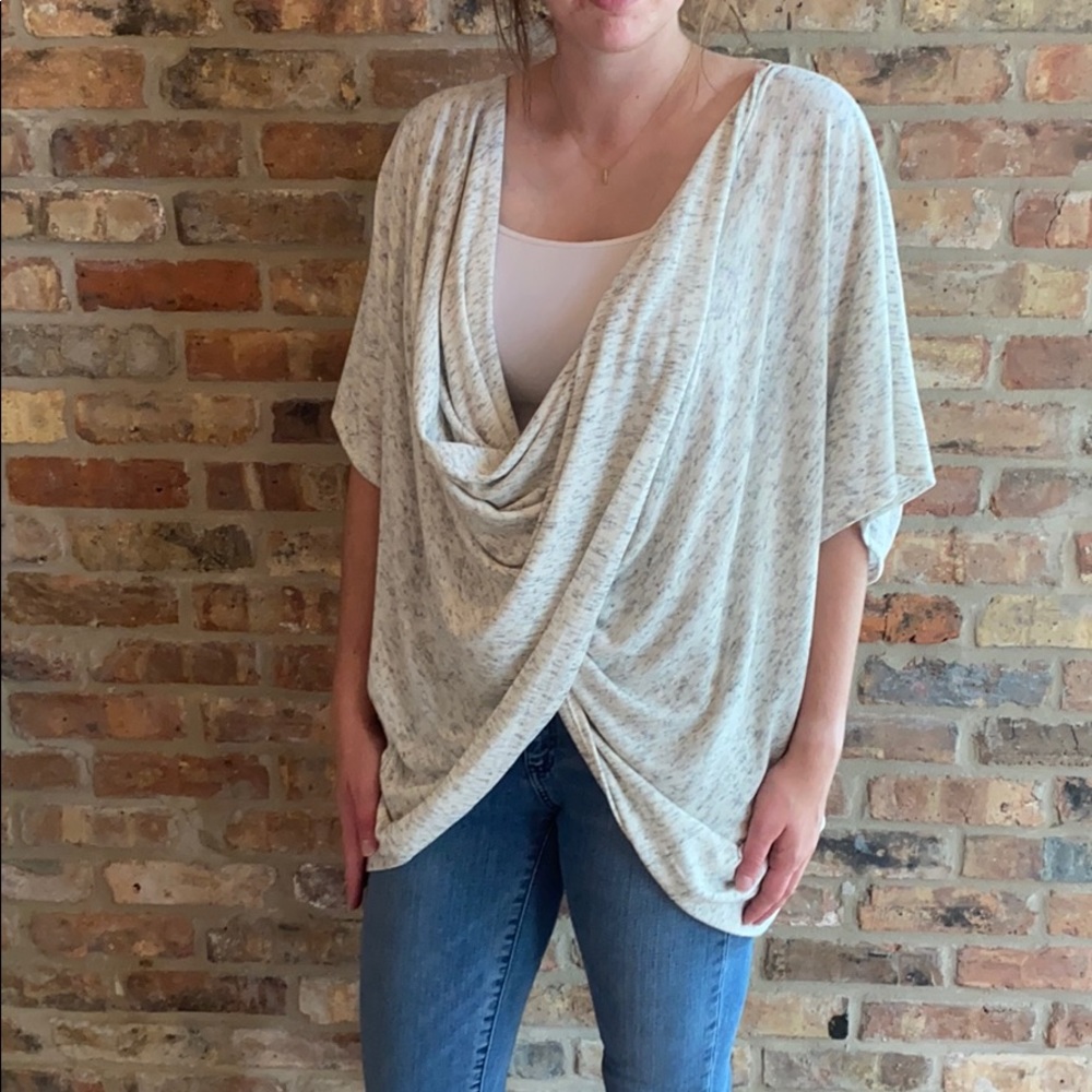 Anthropologie wrap sweater